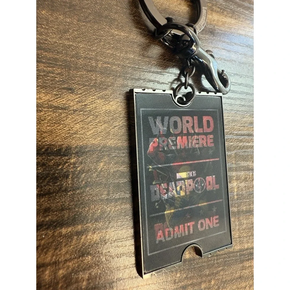 Deadpool & Wolverine Loungefly World Premiere Ticket Keychain New Sealed
